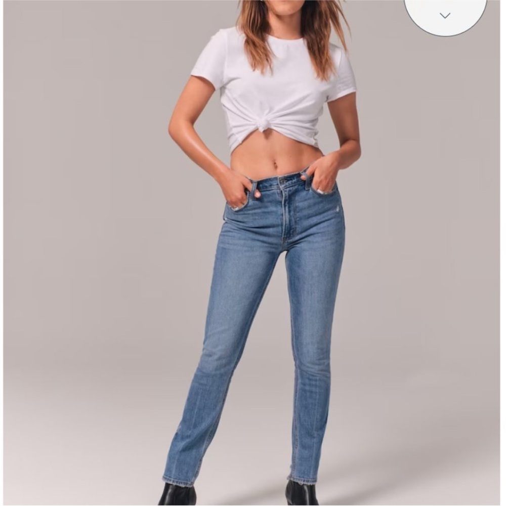 Abercrombie & Fitch The Skinny High Rise Curve Love Size 28/6R